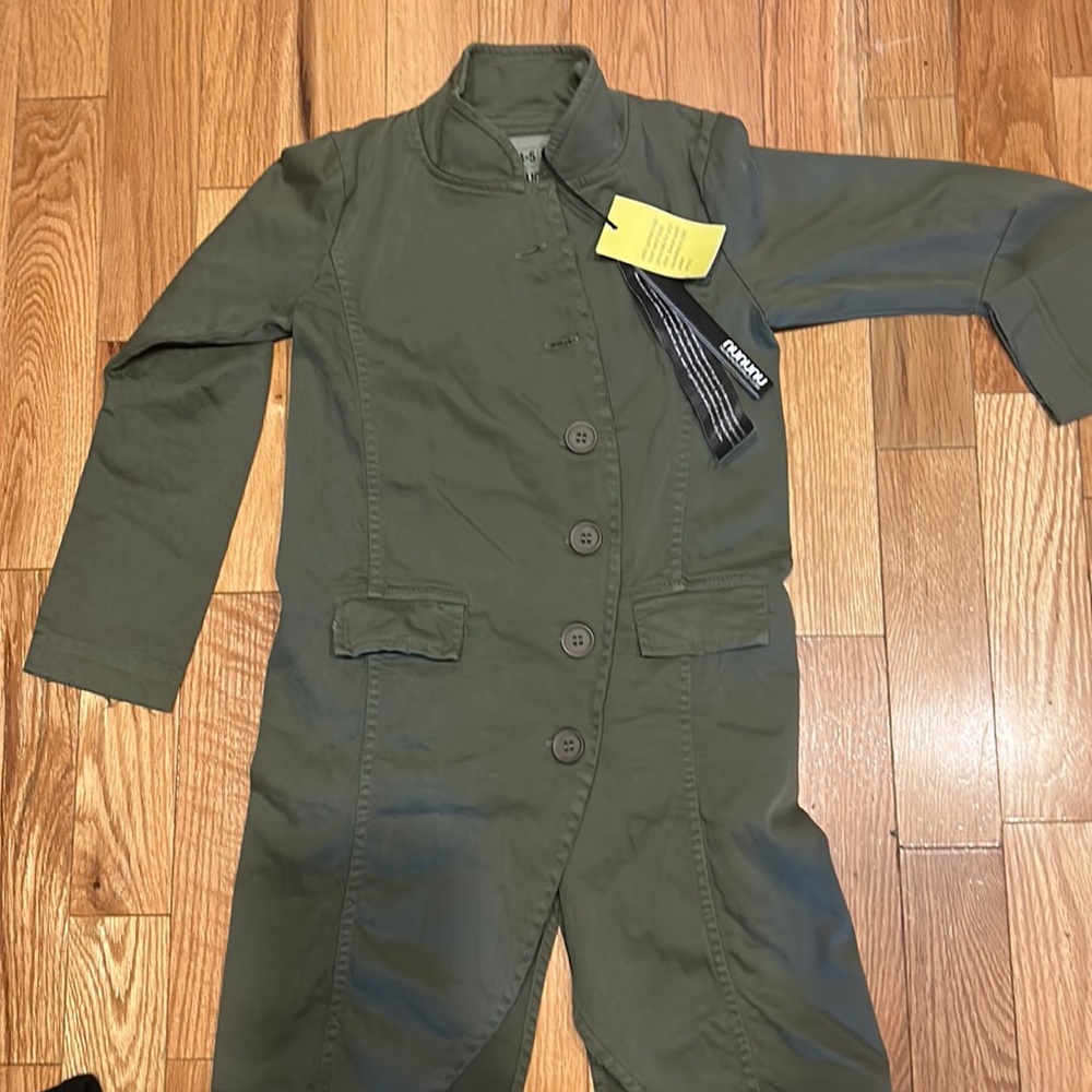 Army green Nununu button up jacket